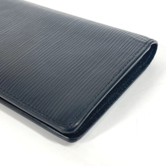 LOUIS VUITTON M60622 Epi Portefeuille Brazza Long Wallet Epi Leather Noir Black - Picture 7 of 16
